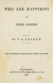 Front cover of Who are happiest? by Arthur, T. S.