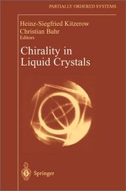 Front cover of Chirality in liquid crystals by Christian Bahr