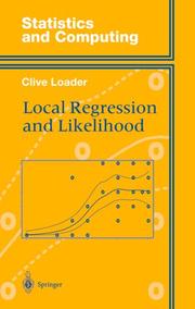 Cover of Local regression and likelihood by Catherine Loader