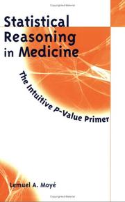 Cover of Statistical Reasoning in Medicine by Lemuel A. Moye