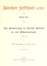 Cover of Zürcher Festspiel 1901 by Adolf Frey