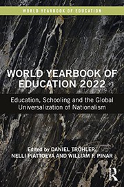 Cover of World Yearbook of Education 2022 by Daniel Tröhler