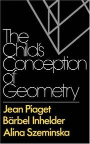 Front cover of The child's conception of geometry by Jean Piaget