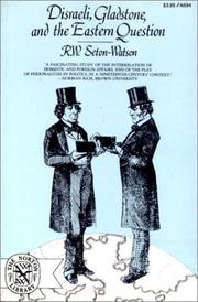 Cover of Disraeli, Gladstone, and the Eastern question by R. W. Seton-Watson