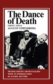 Front cover of The dance of death by August Strindberg