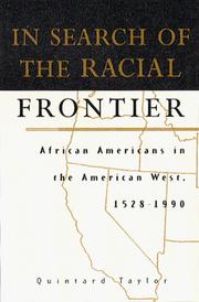 Front cover of In Search of the Racial Frontier by Quintard Taylor