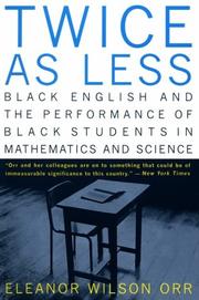 Cover of Twice as less by Eleanor Wilson Orr