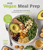 Front cover of Easy Vegan Meal Prep by Lauren Price