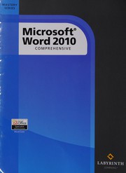 Cover of Microsoft Word 2010 by Judy Mardar