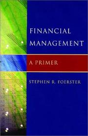 Cover of Financial Management by Stephen Robert Foerster