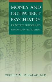 Front cover of Money and Outpatient Psychiatry by Cecilia M. Mikalac