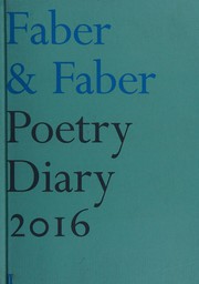 Front cover of Faber & Faber poetry diary 2016 by Seamus Heaney