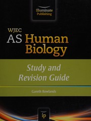 Front cover of Wjec as human biology by Gareth Rowlands