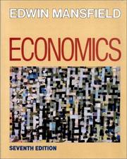 Cover of Economics by Edwin Mansfield