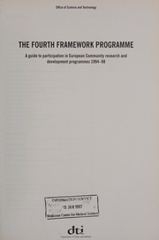 Front cover of The fourth framework programme by Great Britain. Office of Science and Technology