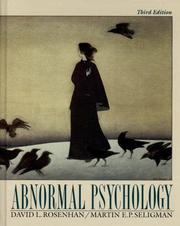Front cover of Abnormal psychology by David L. Rosenhan