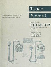 Front cover of Take Note! to Accompany Chemistry by James E. Brady
