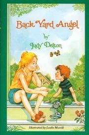 Cover of Back yard Angel by Judy Delton