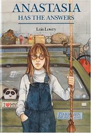 Front cover of Anastasia has the answers by Lois Lowry