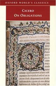 Cover of On Obligations by Cicero
