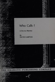Cover of Who calls? by David Campton
