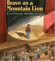 Front cover of Brave as a mountain lion by Ann Herbert Scott