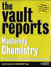 Front cover of The VaultReports.com Guide to Mastering Chemistry by Job Vault