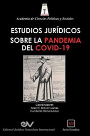 Cover of ASPECTOS JURÍDICOS DE LA PANDEMIA DEL COVIT-19 Y EL DECRETO DE ESTADO DE ALARMA EN VENEZUELA by Allan R. BREWER-CARIAS