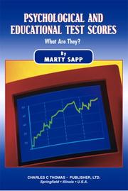 Front cover of Psychological and Educational Test Scores by Marty Sapp