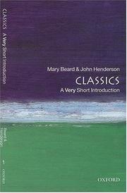 Cover of Classics by Mary Beard