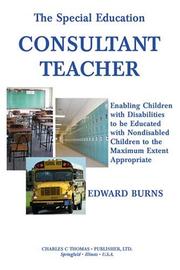 Front cover of The Special Education Consultant Teacher by Edward Burns