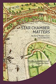 Cover of Star Chamber Matters by Natalie Mears