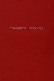 Cover of Commercial goodwill by P. D. Leake