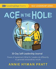 Front cover of Ace in the Hole : 30-Day Self-Leadership Journal : Power of Agreement by Annie   Hyman Pratt