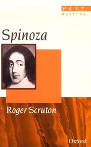 Cover of Spinoza by Roger Scruton