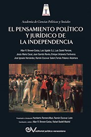 Front cover of El Pensamiento Político Y Jurídico de la Independencia by Allan R Brewer-Carias
