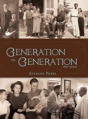 Cover of Generation to Generation by Stanley Papel