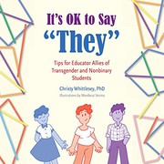 Front cover of It's OK to Say They by Christy Whittlesey