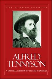 Front cover of Alfred Tennyson by Alfred Lord Tennyson