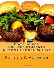 Cover of Cooking for College Students by Patrick C Arenson