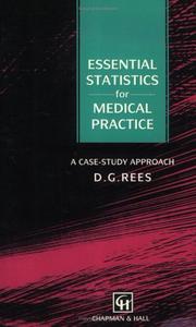 Cover of Essential Statistics for Medical Practice by D. G. Rees