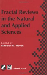 Front cover of Fractal reviews in the natural and applied sciences by IFIP Working Conference on Fractals in the Natural and Applied Sciences (3rd 1995 Marseille, France)