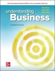 Cover of Understanding Business 13th Edition by William G. Nickels