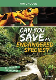 Front cover of Can You Save an Endangered Species? by Eric Braun