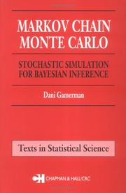 Cover of Markov chain Monte Carlo by Dani Gamerman