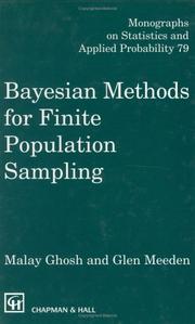 Cover of Bayesian methods for finite population sampling by Malay Ghosh