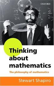 Front cover of Thinking about Mathematics by Stewart Shapiro