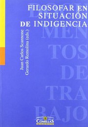 Cover of Filosofar En Situacion de Indigencia by Juan Carlos Scannone