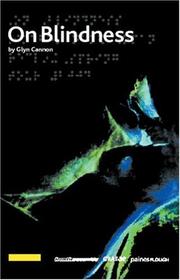 Cover of On Blindness by Glyn Cannon
