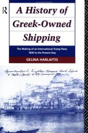Front cover of A history of Greek-owned shipping by Gelina Harlaftis